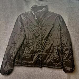 Madewell Women's XXS Black Travel Buddy Packable Puffer Jacket Coat